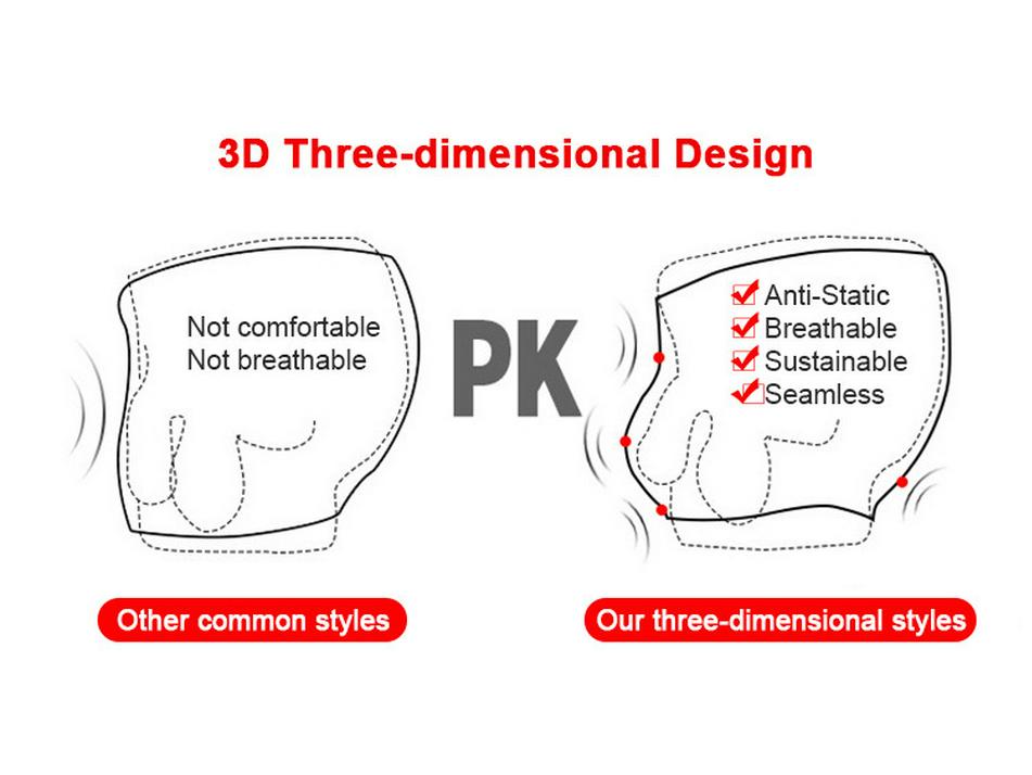 Men's Low Waist Ice Silk Triangle Briefs - High Elasticity, High Cut, European Size, Solid Color 3D Design.