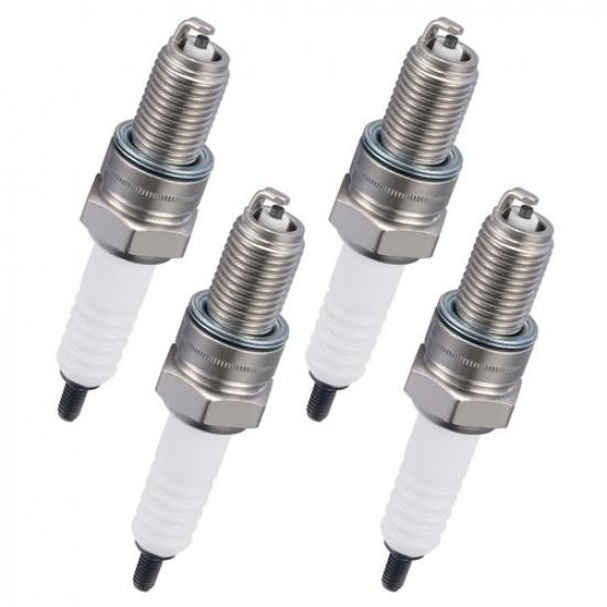 Set Of 4 Spark Plugs 7162 For 2011-2017 Suzuki TU250