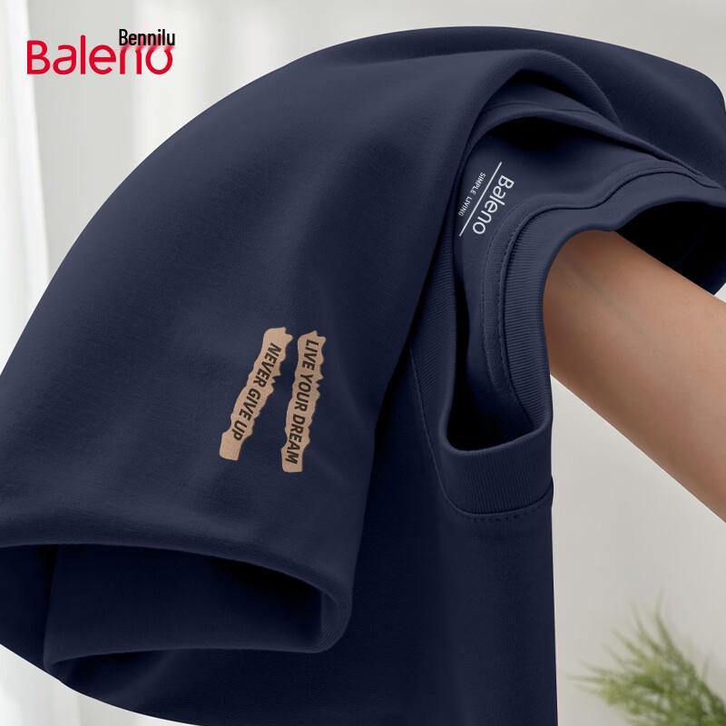 

Baleno Men s Pure Cotton Casual Short-Sleeve T-Shirt XL
