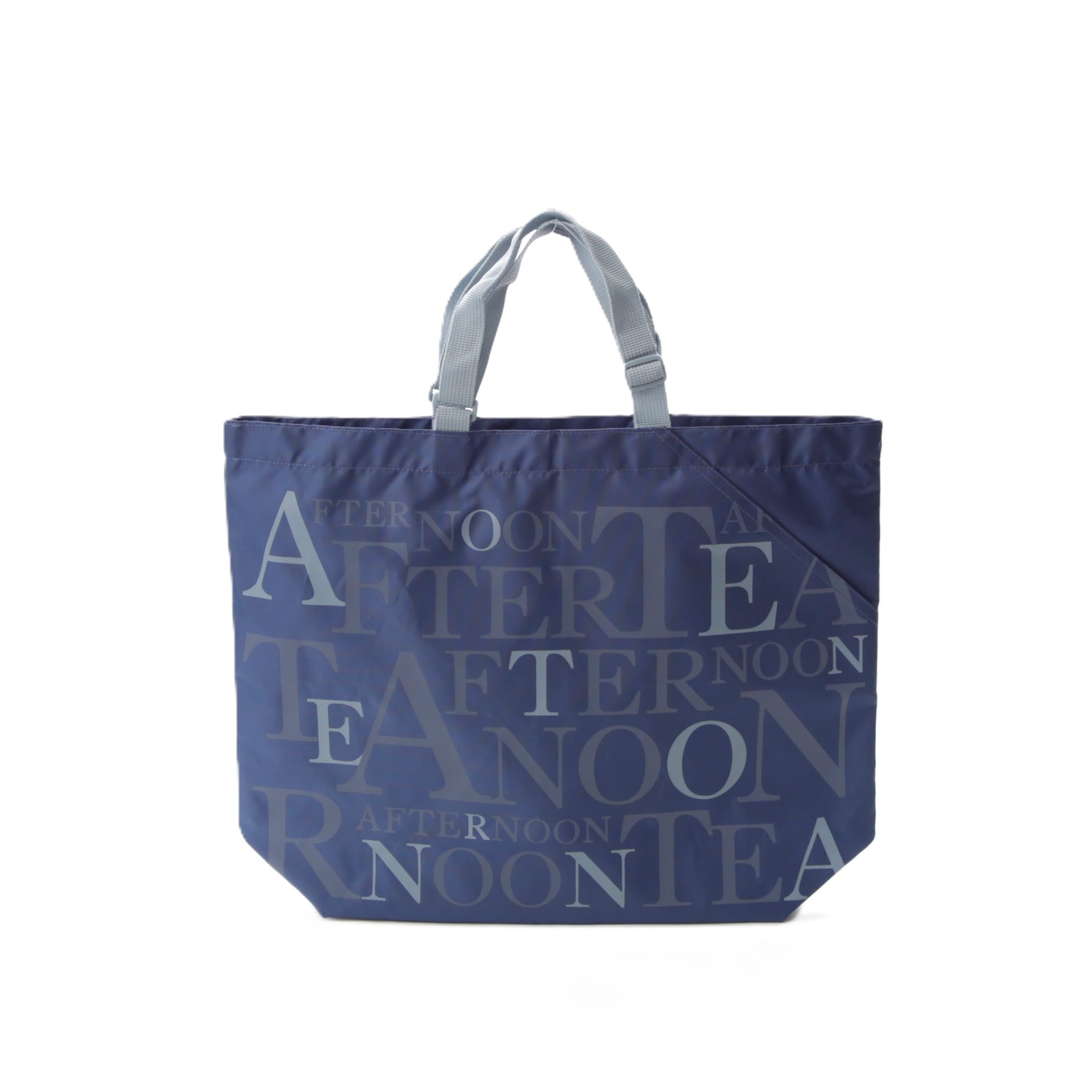 

Tea Afternoon Tea LIVING Eco Bag GX49 Logo Bag with Slit Pocket PALE BLUE DOT Navy [Afternoon Living] Bag/Shopping L/CHERISH