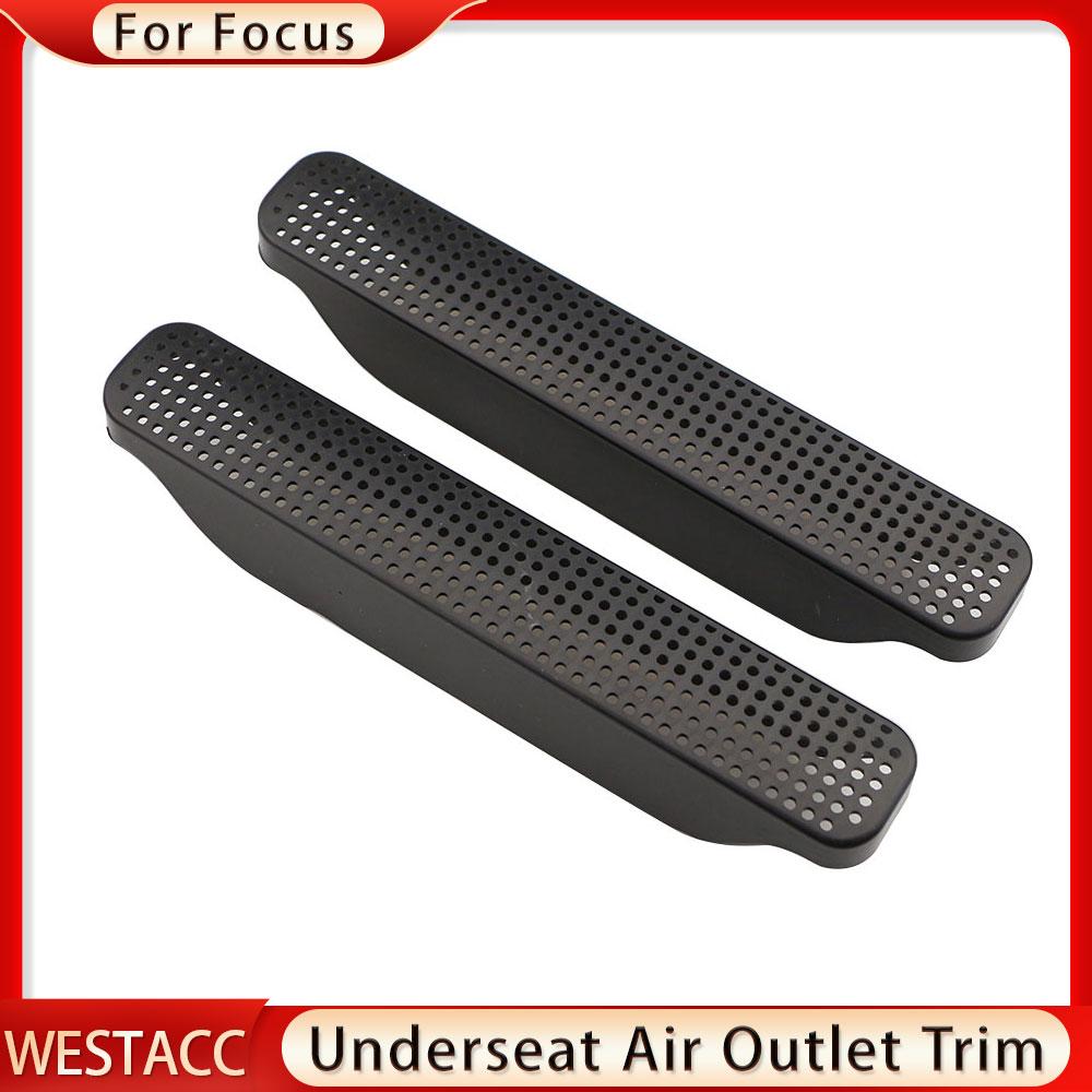 2 adet Araba Hava Firar Çıkışı Izgarası Koltuk Altında Ford Focus 3 için MK3 2015 2016 2017 2018 Klima Kanalı Kapağı Trim