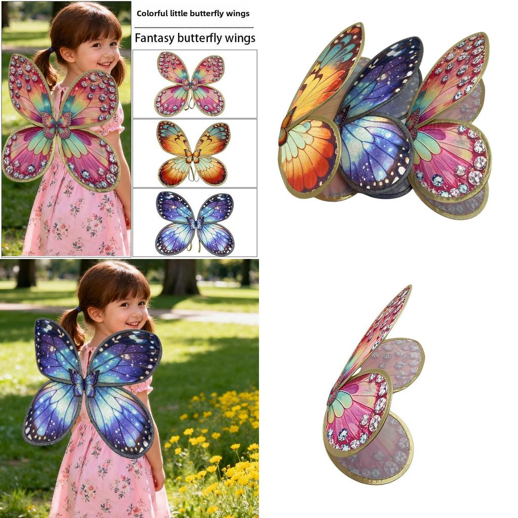 Kids Dress Up Angel Wings Fabric Material For Birthday And Themed Party Photoshoot