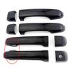 Car Upgrade Decoration Black Door Handle Cover For Toyota Land Cruiser Prado J150 2010- Cars Accessories