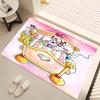 1pc Cartoon Diddl Diddlina Print Area Rug - Soft, Washable Non-Slip Indoor Mat, Living Room, Home Office Decorative Rug,Office Decorative