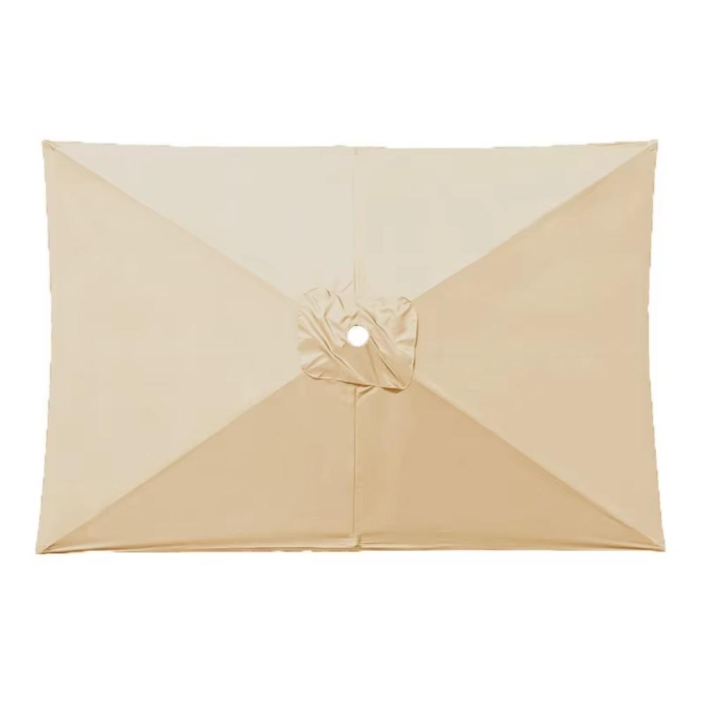 Rectangular Patio Umbrella Waterproof Sunshade Easy To Install Replacement Canopy Backyard