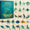 Family Interactive Marine Animal Acrylic Advent Calendar Ornament Christmas Daily Surprise Decorations