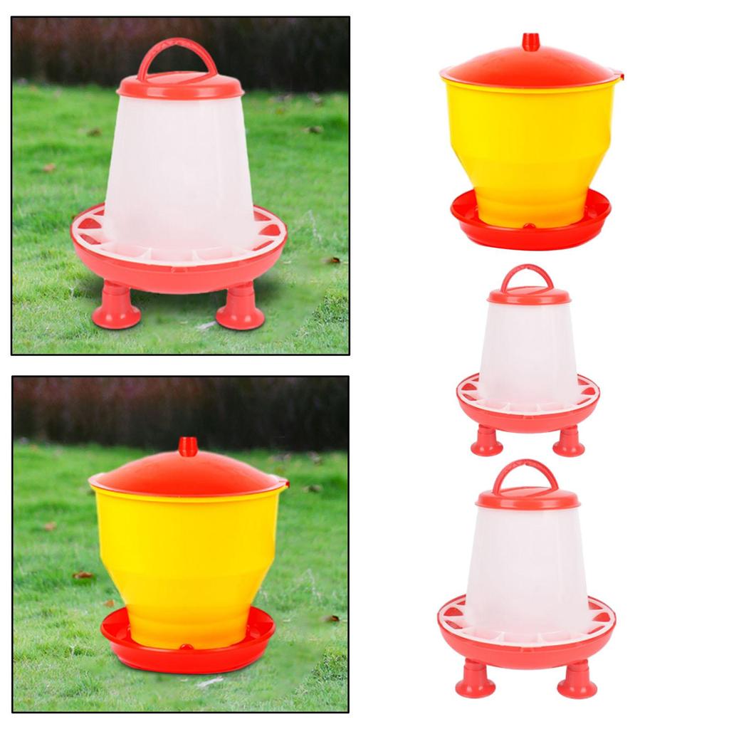 Chicken Feeder Large Capacity Detachable Pigeon Feeder for Quail Parrot Duck