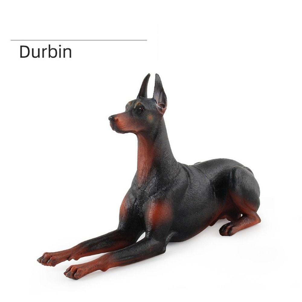 Solid Miniature Animal Model Realistic Dog Figurine Children's Toys   Collection