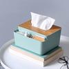 Tissue Box Cover PP Fiberboard Simple Fashionable Facial Paper Dispenser Box for Bedroom Living Room Kitchen