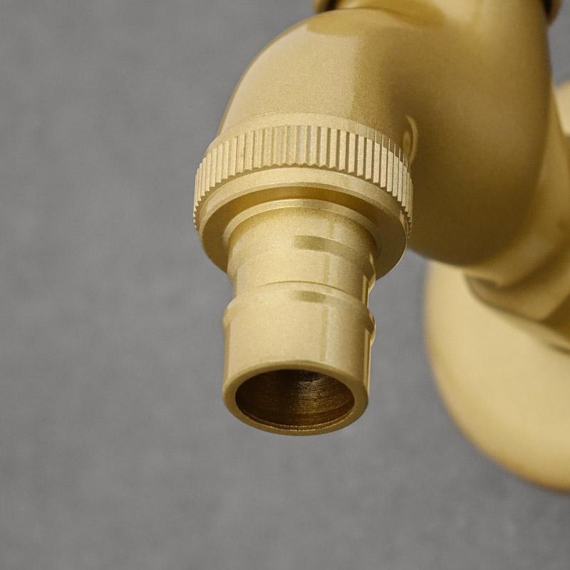 Antique Brass Garden Hose Tap GLEN Short