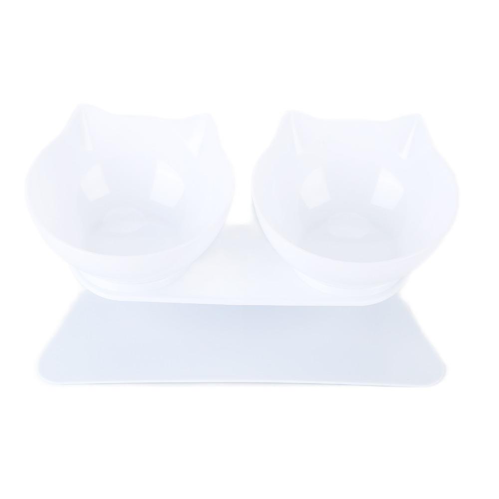 Transparent body Cat Feeding Bowl Cat ear shape Dog Food Bowl  Dog food & water serving