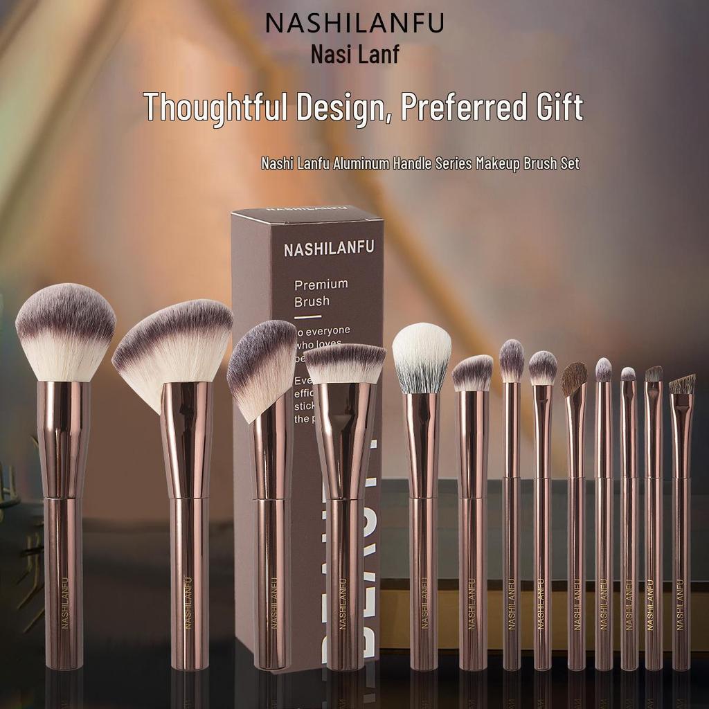 New Style Complete Makeup Brush Set: Blush, Powder, Foundation, and Eyeshadow Brushes