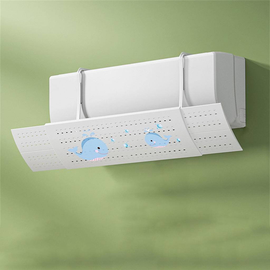 Adjustable Air Conditioning Wind Deflector 16.5x52cm Plastic Air Conditioning Baffle Wind Deflector Plastic Texture