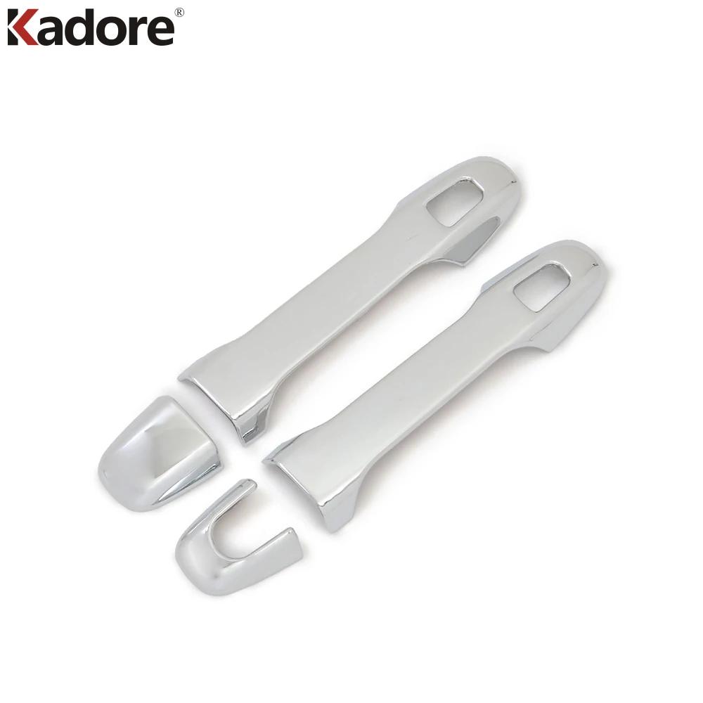 Front Door Handle Cover Trim For Toyota C-HR CHR 2016 2017 2018     Carbon Fiber Car Exterior Accessories