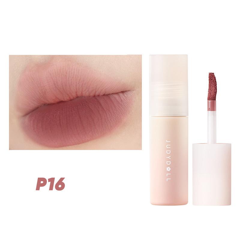 Lápiz labial Barro labial crema pequeña puré show blanco boca rojo caja ciega brillo labial mate