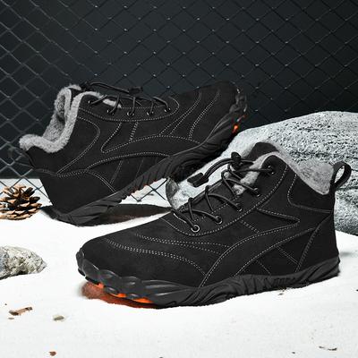 Herren- und Damen-Plüsch-Warme-Schnee-Stiefel sind modisch, vielseitig, leicht, rutschfest, Herren-Outdoor-Wanderschuhe