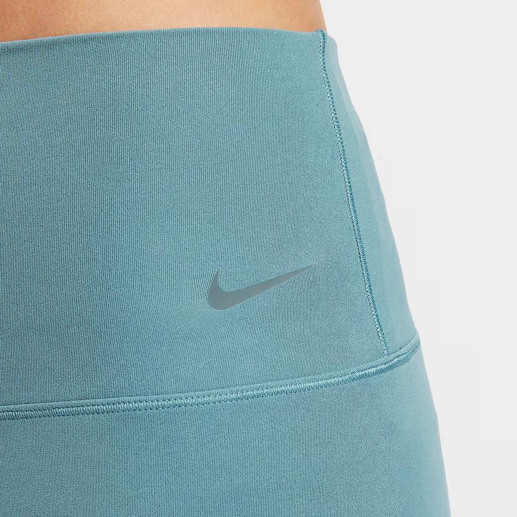 Nike Zenvy Minimalist Fashion Solid Color Versatile Classic Cycling Pants Women bottoms Smoke-Blue Black FN3157-006