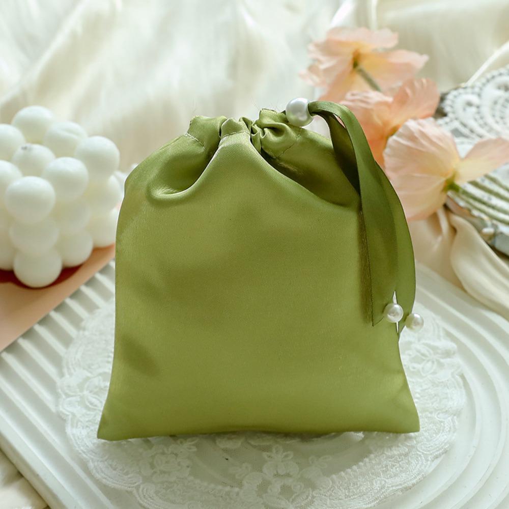 Simple Wedding Candy Bag Butterfly Orchid Drawstring Bag Handbag Mini Sugar Bag  Gift Bag