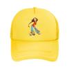 Cute Girl With Braid Scooter Floral Pants Graphic Mesh Baseball Cap For Womens Unisex FeUnisex Beach Dad Hat Hip Hop