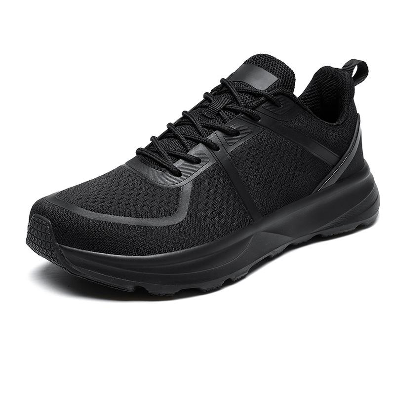 Men's Wide Palm Lightweight Running Shoes - Breathable Mesh, Wide Toe, Lace-up Sports Walking Shoes.