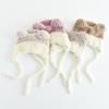 Girls' Knitted Wool Hat with Ear Protection - Warm and Windproof for Autumn and Winter Outings