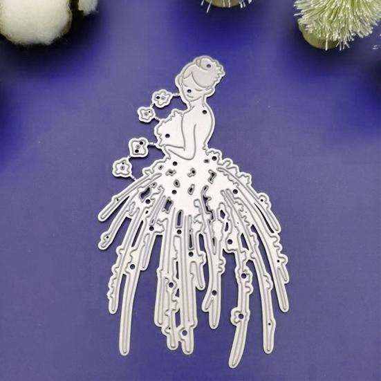 Girl Bride Cutting Die DIY Craft Scrapbooking Embossing Paper Album Stencil Mold