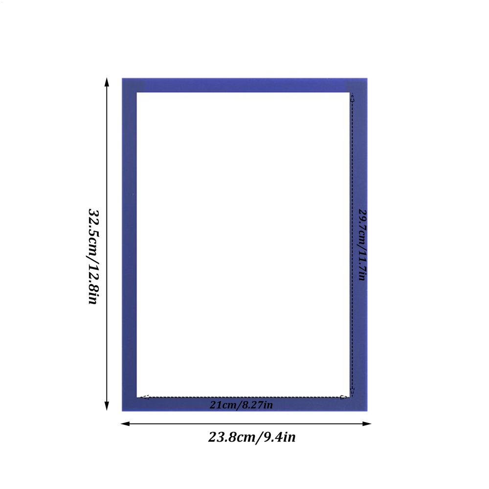 A4 Removable Picture Frames Magnetic Picture Frame Home Decor for Car Door Bedroom School Classroom Travel Vacation Graduation