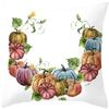 Fall Halloween Pumpkin Cushion Cover X Inches Trick or Treat Farmhouse Decor Home Throw Pillow Covers for Couch Decorations