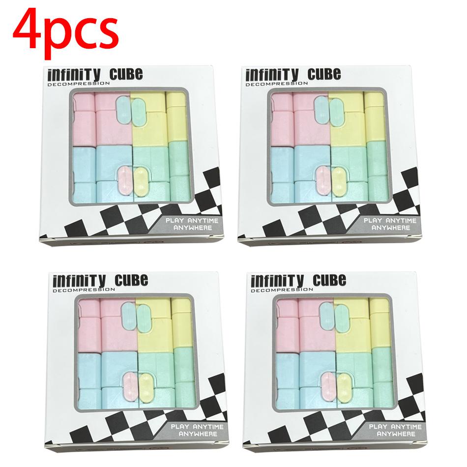New Puzzle Cube Durable Exquisite Decompression Toy Infinity Magic Cube For Adults Kids Fidget Toys Antistress Anxiety Desk Toy