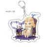 Identity V Anime KeyChain Apollo Joseph Desaulniers Grace Margaretha Zelle Men Key Chain for Women Acrylic Keyring Pendant Gifts