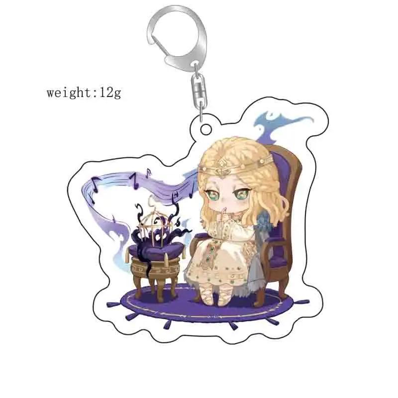 Identity V Anime KeyChain Apollo Joseph Desaulniers Grace Margaretha Zelle Men Key Chain for Women Acrylic Keyring Pendant Gifts