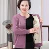 Cardigans Plus Size Grandma Knitting Sweater New Middle-aged and Old Women Sweater Cardigan