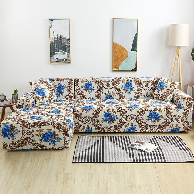 Чехлы для диванов-шезлонг для гостиной, нужно купить 2 шт., чехол, эластичный чехол для дивана, эластичный L-образный чехол для углового дивана 1-seat 90-140cm 1PC