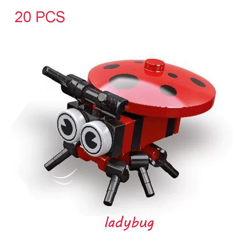 Insect Model Small Particle Building Blocks Spider Scorpion Animal Puzzle Assembly Education Toys for Children Kindergarten Gift