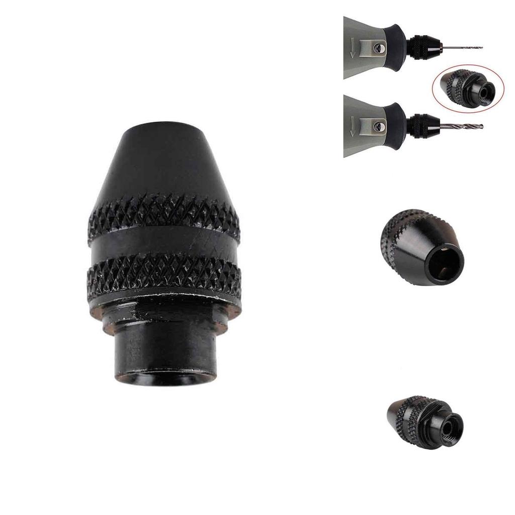 Universal Dremel 4486 Multipro Keyless Chuck Replacement Tool Black With Durable Metal