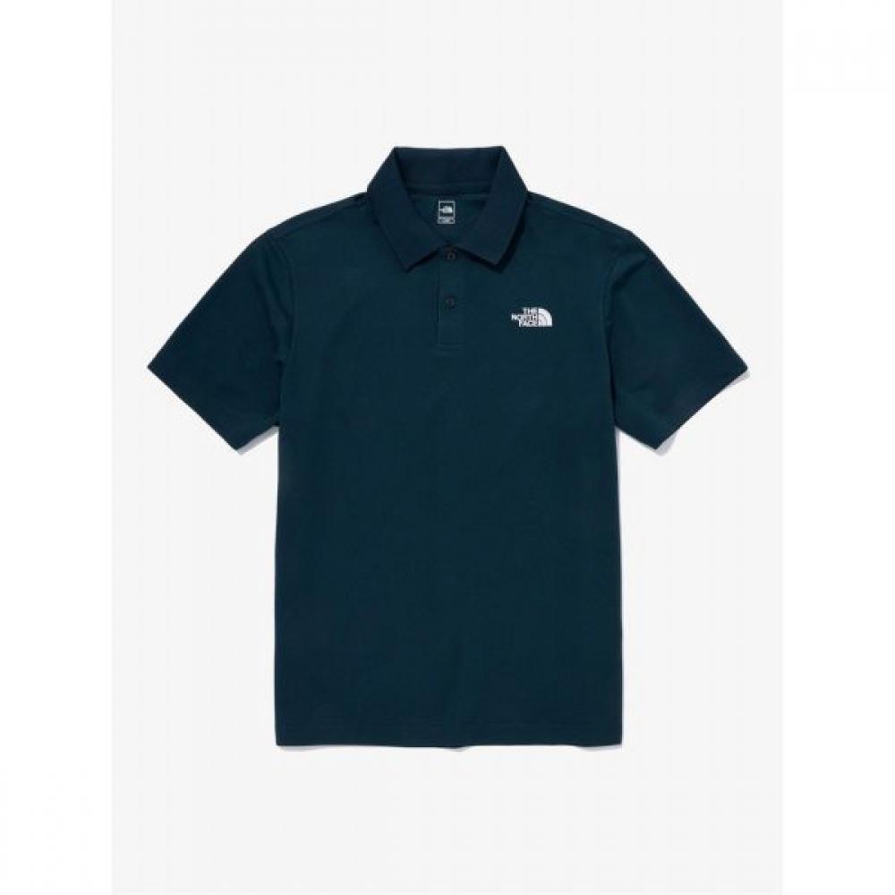 

North Face Store Genuine North Face The North Face Men S Coolmax Prime Short Sleeve Polo Nt7pr03c Dew 1799546 095(M)