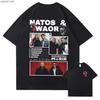 NATOS WAOR Tour 2025 Graphic T Shirt for Unisex Women Hiphop Streetwear Oversized Tops 100 Cotton TShirt NW1