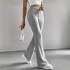 Set Camicia Casual in Cotone e Lino Stile Euro-Americano 2024 e Pantaloni Larghi con Coulisse - Bianco