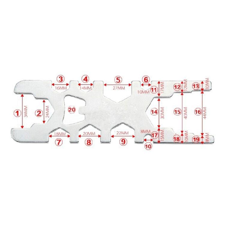 Space Saving Faucet Wrench Faucet Repair Wrench for Maintenance Long Lasts Tool