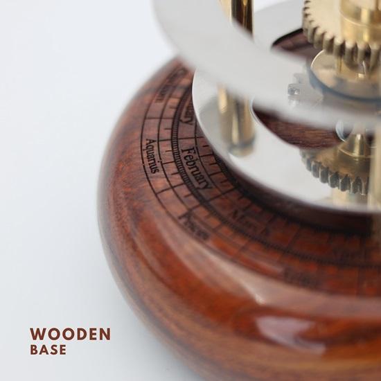 17.78 Cm Mini Orrery, A Premium Home Décor Artpeice, Solar System with Semi Precious Stone, Prefect Present Idea for Various Occasions