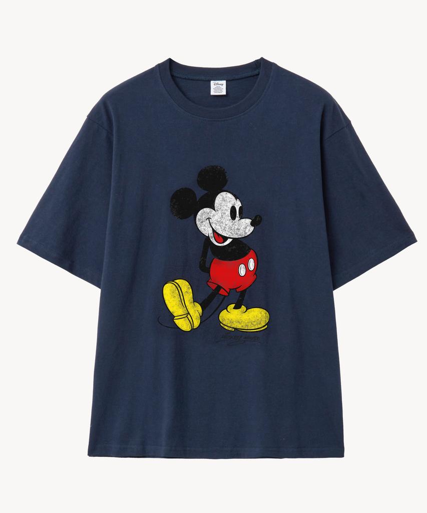 VTWO Vintage Classic _Mickey_ T-Shirt (Navy)