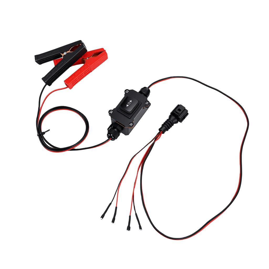 12V Automotive Motor Testing Harness with Clips and Switch, Universal Diagnostic Tool for EPB, Window, Wiper and Blower