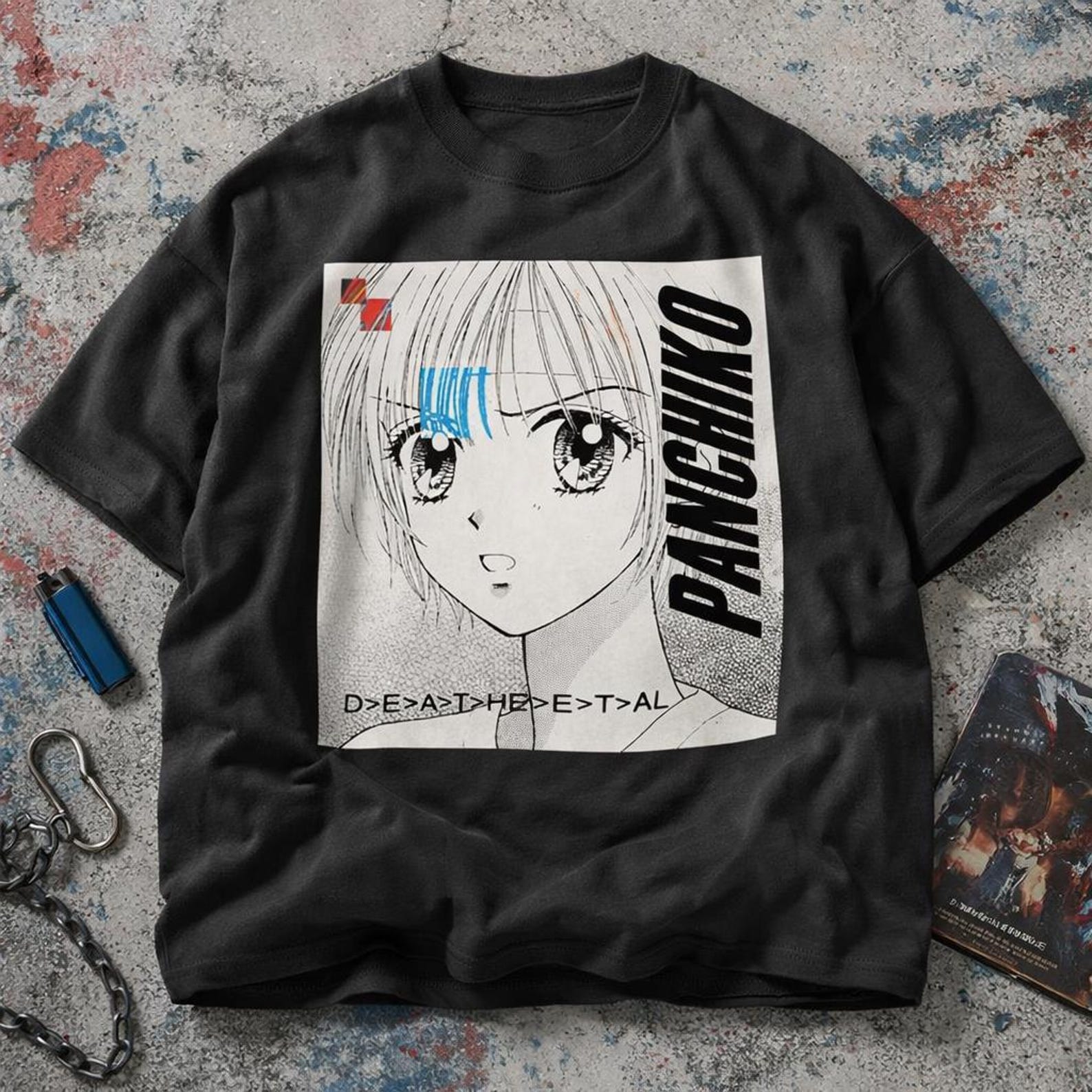 Panchiko DEATHMETAL T-Shirt | Vintage Grunge Style Tee S