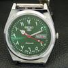 REFURBISHED SEIKO 5 AUTOMATIC 6309A VINTAGE JAPAN MENS GREEN WATCH a441345-5 Sk-a441345