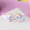 2Pcs Miniatures Unicorns Mini Resin Micro Landscape Bonsai Home Succulent Garden Craft Fairy Decor