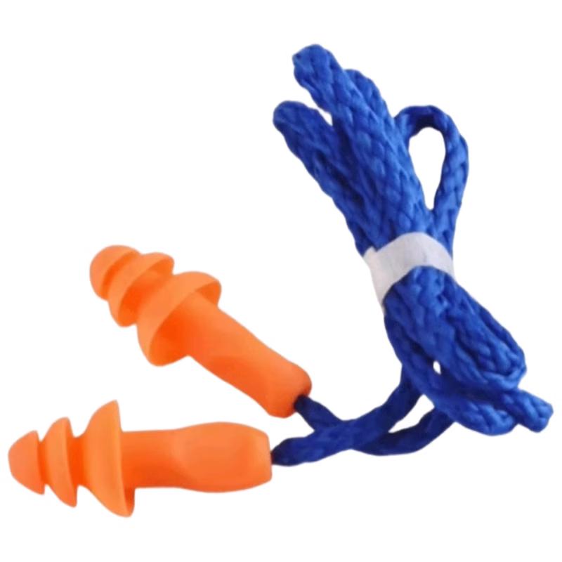Andatong Industrial Noise-Canceling Earplugs with Cord