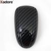 Car Gear Shift Knob Head Cover Trim For Mitsubishi Eclipse Cross 2017 2018   Carbon Fiber Interior Accessories AT Model