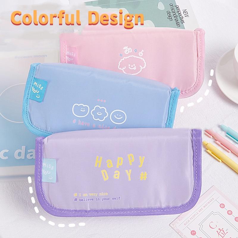 My Little Flap Bag Pouzdro na tužky Pouzdro na tužky Candy Color Velkokapacitní úložné pouzdro Kapsa pro psací potřeby