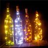 10pcs Bar LED Wine Bottle Cork String Lights Christmas Decoration Led Lamp Bottle Fairy Lights Holiday Copper Wire Lights String