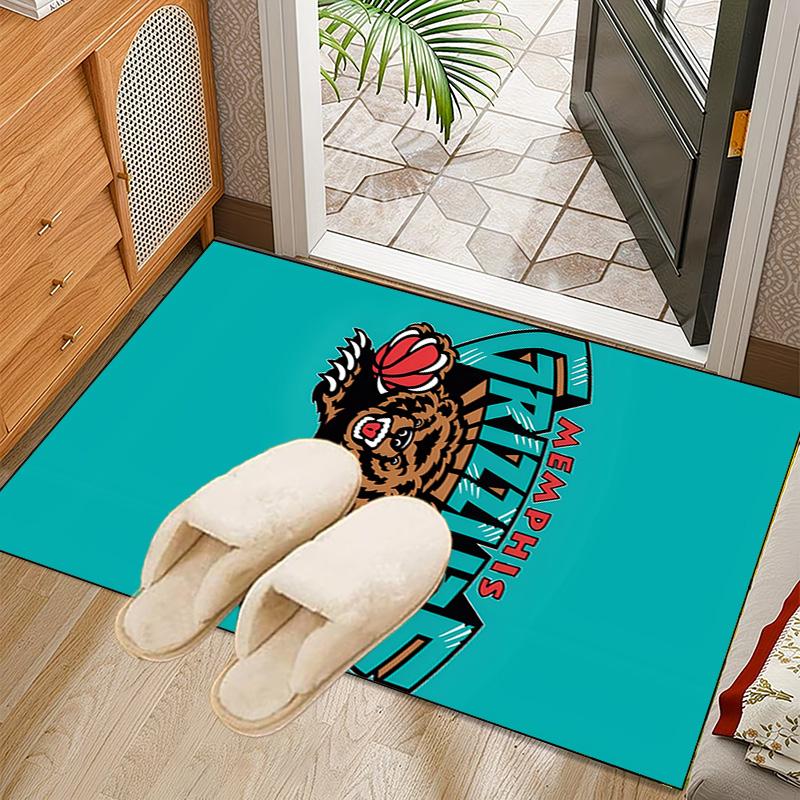 Grizzly Marks Logo Design Rug Office Carpet Non-Slip Mat, Chair Rug Floor Covering for Gaming, Bedroom, Living Room , Home Decor Christmas Gift